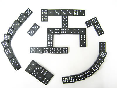 Double-nine Wooden Dominoes